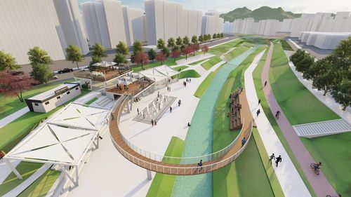 당현천 수변활력거점 조감도[노원구 제공. 재판매 및 DB 금지]