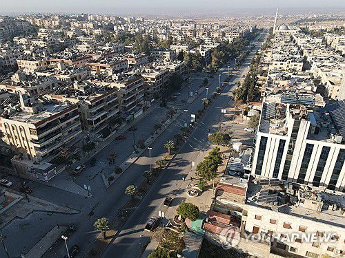 다시 전운이 몰려오는 시리아 반군의 거점 알레포 [EPA 연합뉴스. 재판매 및 DB 금지]