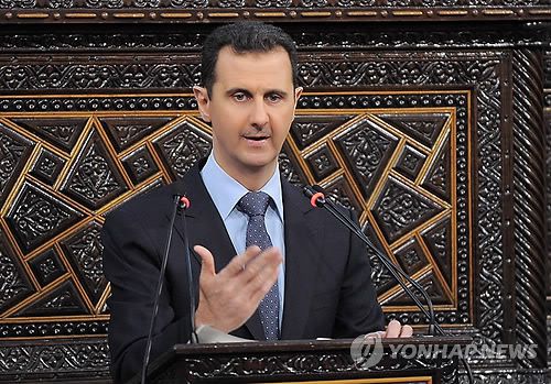 바샤르 알아사드 [EPA 연합뉴스 자료사진. 재판매 및 DB 금지]