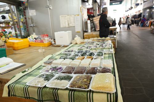 공주산성시장 떡집[촬영 강수환]