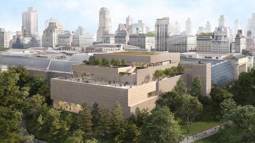 뉴욕 메트미술관 '오스카 탕 윙' 조감도[뉴욕 메트미술관 제공. 재판매 및 DB 금지]