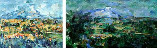 '생 빅투아르 산'(1904)미국 필라델피아 미술관, 필라델피아 미술관 소장