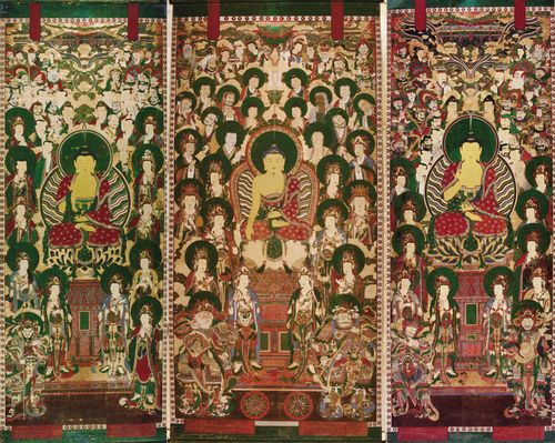 김천 직지사 석가여래삼불회도[국가유산청 제공. 재판매 및 DB 금지]