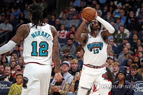 슛하는 재런 잭슨 주니어[Imagn Images=연합뉴스]