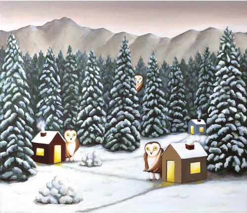 안윤모 '겨울행'[갤러리서림 제공. 재판매 및 DB 금지]