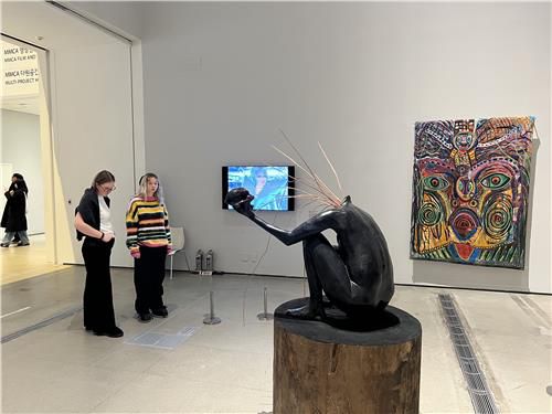 외국인 방문객 관람 모습[국립현대미술관 제공. 재판매 및 DB 금지]