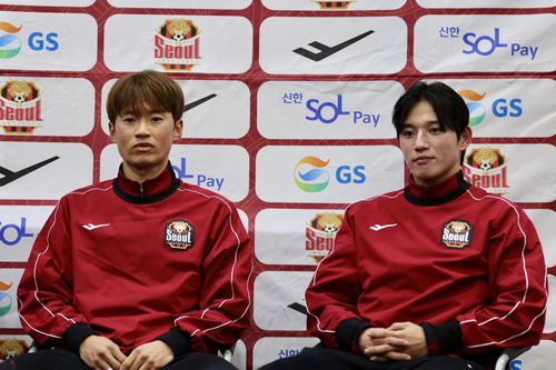 김진수와 정승원[FC서울 제공. 재판매 및 DB 금지]