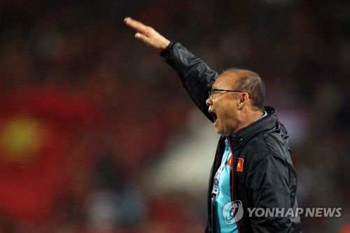 박항서 감독의 열정[EPA=연합뉴스]