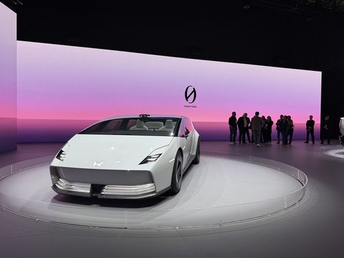 혼다 CES 2025 전시 부스에 있는 혼다 전기차 '제로(0)'[촬영 강태우]