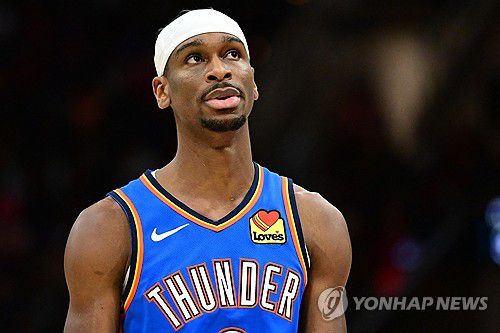 오클라호마시티의 샤이 길저스알렉산더[Imagn Images=연합뉴스]