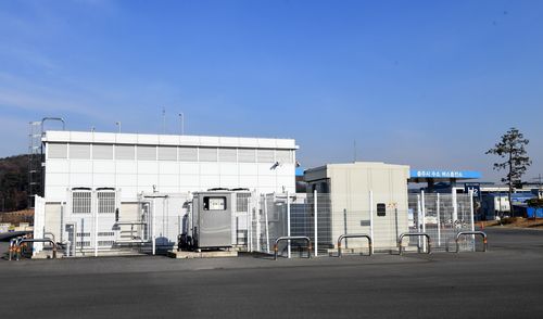 실증 연구가 진행중인 충주 수소 버스 충전소 [한국표준과학연구원 제공. 재판매 및 DB 금지]