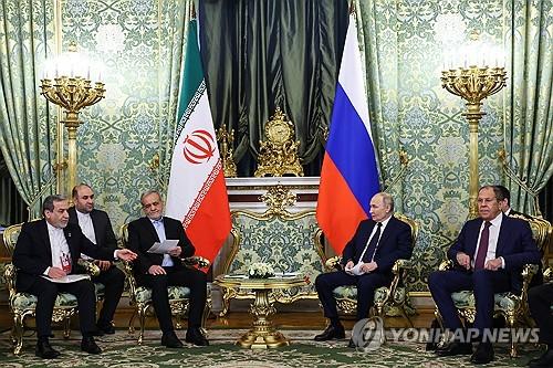 러시아-이란 정상회담[EPA/크렘린풀 연합뉴스. 재판매 및 DB 금지]