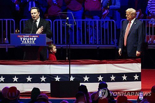 머스크와 트럼프 대통령[AFP 연합뉴스 자료사진. 재판매 및 DB 금지]