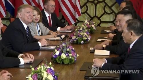 2019년 하노이 북미 정상회담[EPA=연합뉴스 자료사진]