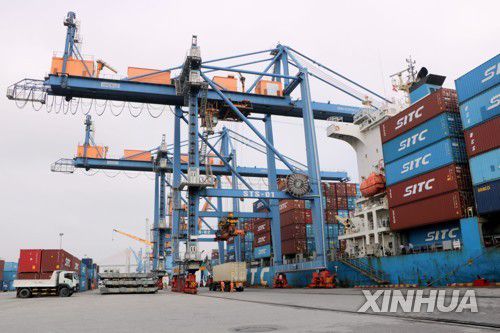 베트남 하이퐁 딘부항[신화 연합뉴스 자료사진. 재판매 및 DB 금지]