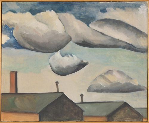 강제수용소 풍경을 담은 히사코 히비의 '떠다니는 구름'[SAAM 홈페이지 카탈로그 캡처. 재판매 및 DB 금지]