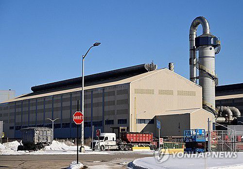 캐나다 알루미늄 공장[로이터 연합뉴스 자료사진. 재판매 및 DB 금지]