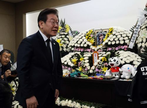 빈소 찾은 이재명 대표[양영석 기자]