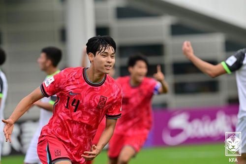 결승골 넣은 백민규[대한축구협회 제공. 재판매 및 DB 금지]