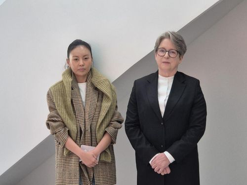 에스더쉬퍼 서울의 김선일 디렉터(왼쪽)와 에스더 쉬퍼 대표[사진 황희경]