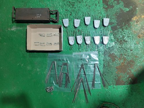 일반 봉돌 압수품[동해지방해양경찰청 제공. 재판매 및 DB 금지]