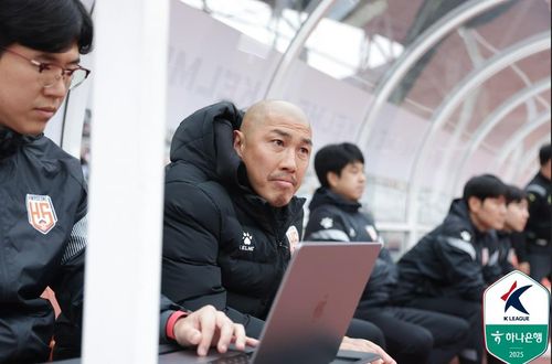 화성FC의 차두리 감독[한국프로축구연맹 제공. 재판매 및 DB 금지]