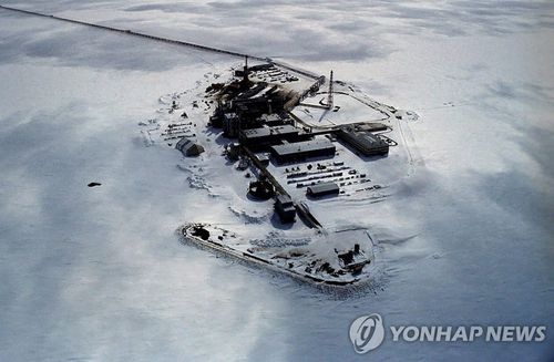 알래스카 푸르도베이의 유전 시설[EPA=연합뉴스 자료사진. 재판매 및 DB 금지]