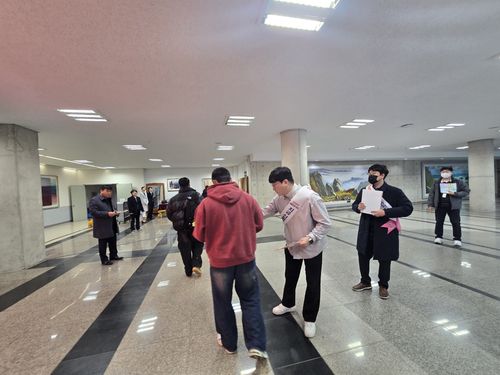 중부대 학생 대상 전입 홍보 [금산군 제공. 재판매 및 DB 금지]