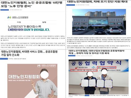 불법업체가 조작한 허위 기사들[금융감독원 제공]