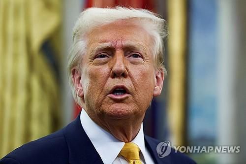 도널드 트럼프 미 대통령[로이터 연합뉴스 자료사진]