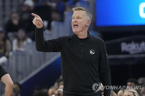 스티브 커 골든스테이트 워리어스 감독[AP=연합뉴스]
