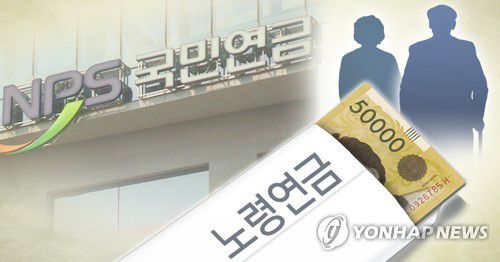 국민연금 노령연금 (PG)[권도윤 제작] 사진합성·일러스트