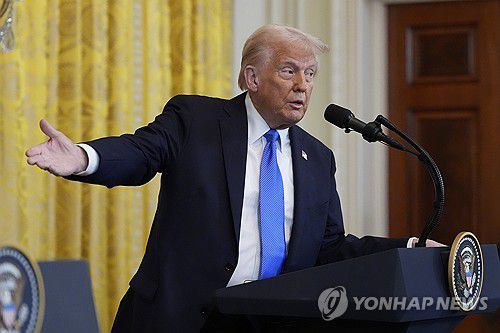 도널드 트럼프 미국 대통령[AP 연합뉴스 자료사진. 재판매 및 DB 금지]