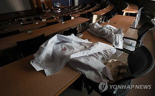 조용한 의과대학 강의실[연합뉴스 자료사진]