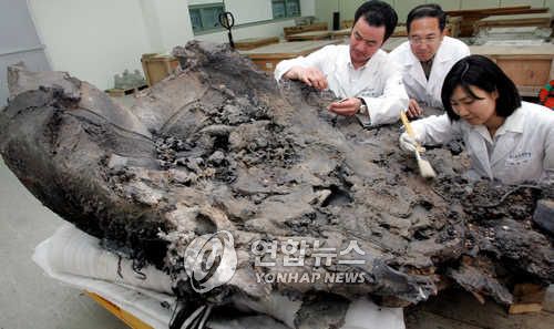 복원 작업 들어간 '낙산사 동종'[연합뉴스 자료사진]