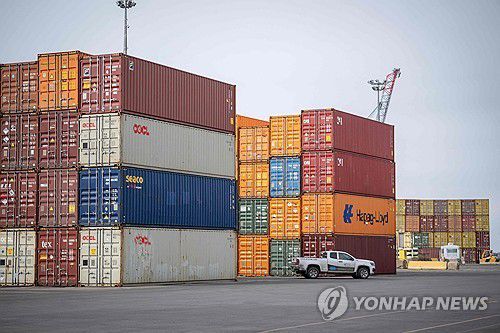 수출용 컨테이너[AFP 연합뉴스 자료사진]