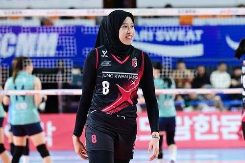 여자부 정관장의 아시아 쿼터 선수 메가[한국배구연맹 제공. 재판매 및 DB 금지]