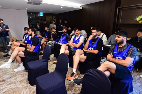 작년 남자부 아시아 쿼터 선수 트라이아웃 때 장면  [한국배구연맹 제공. 재판매 및 DB 금지]