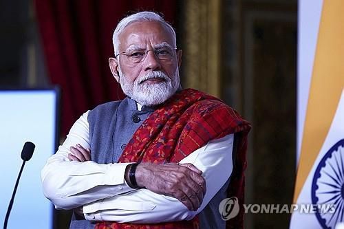 모디 인도 총리[AP=연합뉴스 자료사진. 재판매 및 DB 금지]