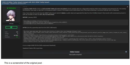 세이프티디텍티브스 사이트에 공유된 엑스 개인정보 유출 관련 게시글[세이프티디텍티브스(SafetyDetectives) 웹사이트 캡처. 재판매 및 DB 금지]