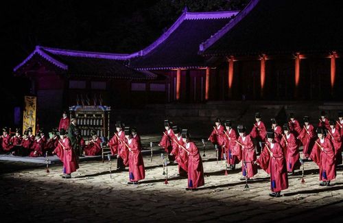 2019년 열린 종묘제례악 야간 공연 모습 [국가유산청 궁능유적본부 제공. 재판매 및 DB 금지]