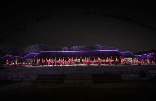 2019년 열린 종묘제례악 야간 공연 모습 [국가유산청 궁능유적본부 제공. 재판매 및 DB 금지]