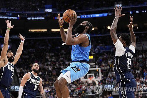 제임스 하든[AP=연합뉴스. 재판매 및 DB 금지]