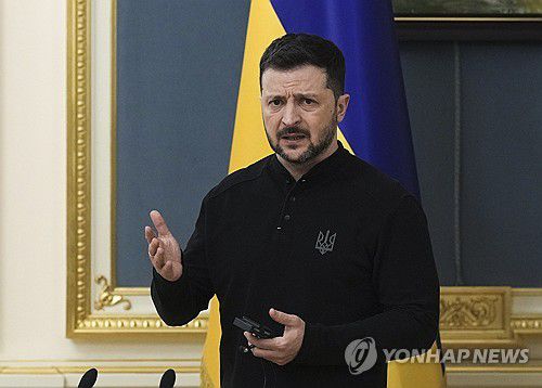 볼로디미르 젤렌스키 우크라이나 대통령[EPA=연합뉴스 자료사진. 재판매 및 DB 금지]