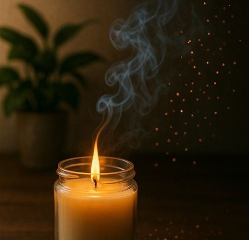 향초와 미세먼지[출처=챗 지피티(Chat GPT)]