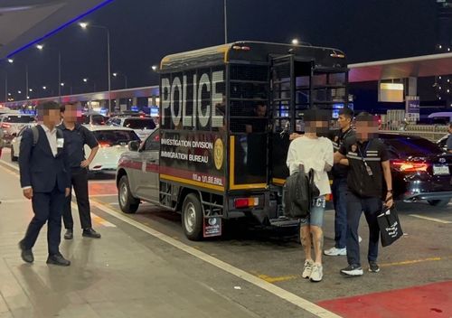 태국서 강제 송환되는 한국인 마약총책[경찰청 제공. 재판매 및 DB 금지]