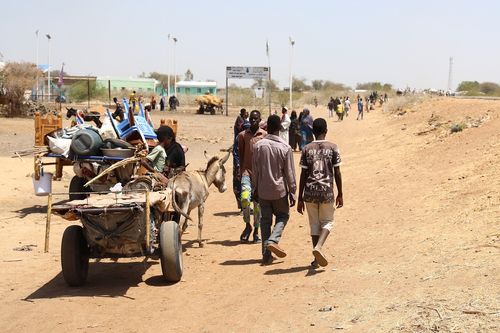 수단-남수단 경계 지역 국경검문소 모습성도현 기자 raphael@yna.co.kr