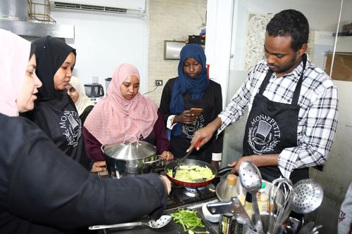 WFP의 자립 지원 프로그램 참여 중인 수단 난민들성도현 기자 raphael@yna.co.kr