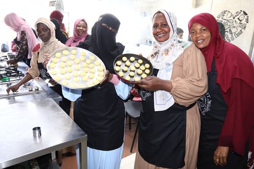 WFP 자립 지원 프로그램 참여한 수단 난민들성도현 기자 raphael@yna.co.kr