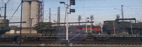 친우크라이나 텔레그램 채널에 공유된 북한제 자주포 운송 장면[텔레그램 캡처. 재배포 및 DB 금지]